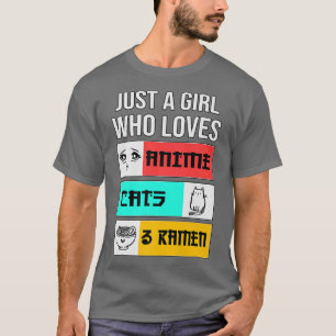 Anime manga cats Japan drawing pen, comic style  T-Shirt