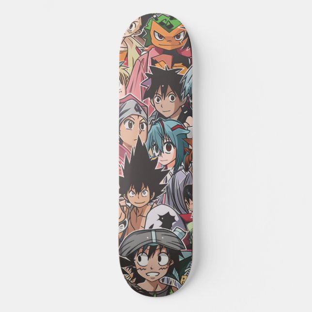 Anime Manga Charcters Collage Skateboard (Front)