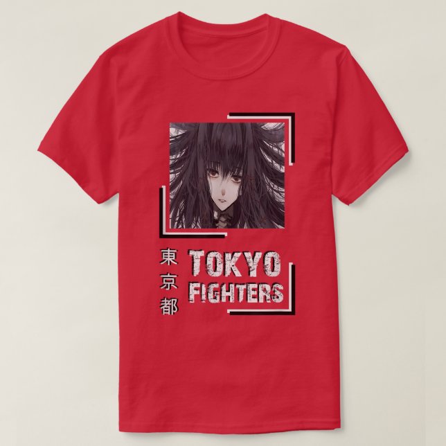 Anime Manga Demon Otaku Girl Tokyo Style Top  (Design Front)