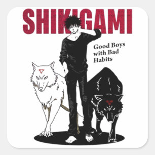 Anime Manga Funny Cute Japan Otaku Square Sticker