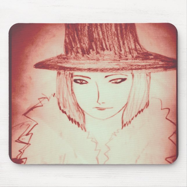 anime manga girl like boy yaei magician  mouse pad (Front)