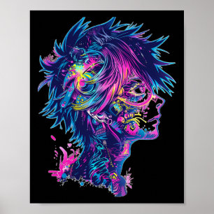 Anime Manga Graphic Illustration Anime Poster