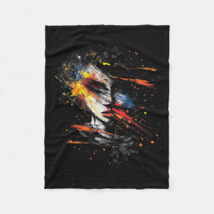 Anime Manga Motif Abstract Art Anime Fleece Blanket