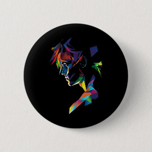 Anime Manga Motif Colourful Artwork Anime 6 Cm Round Badge