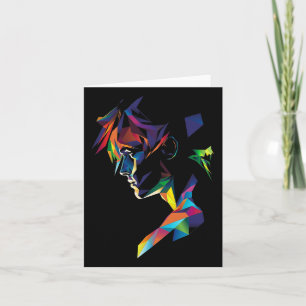 Anime Manga Motif Colourful Artwork Anime  Card