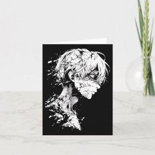 Anime Manga Motif Drawing Artwork Anime  Card