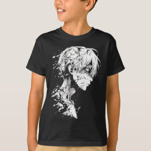 Anime Manga Motif Drawing Artwork Anime T-Shirt