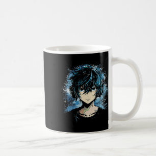 Anime Manga Motif Headphone Artwork Anime Coffee Mug