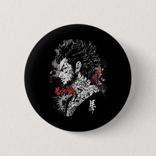 Anime Manga Motif Illustration Anime  6 Cm Round Badge