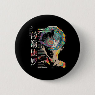 Anime Manga Motif Mandala Artwork Anime 1 6 Cm Round Badge