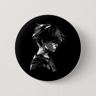 Anime Manga Motif Polygon Artwork Anime 6 Cm Round Badge