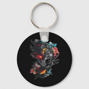 Anime Manga Motif Tattoo Art Anime Key Ring