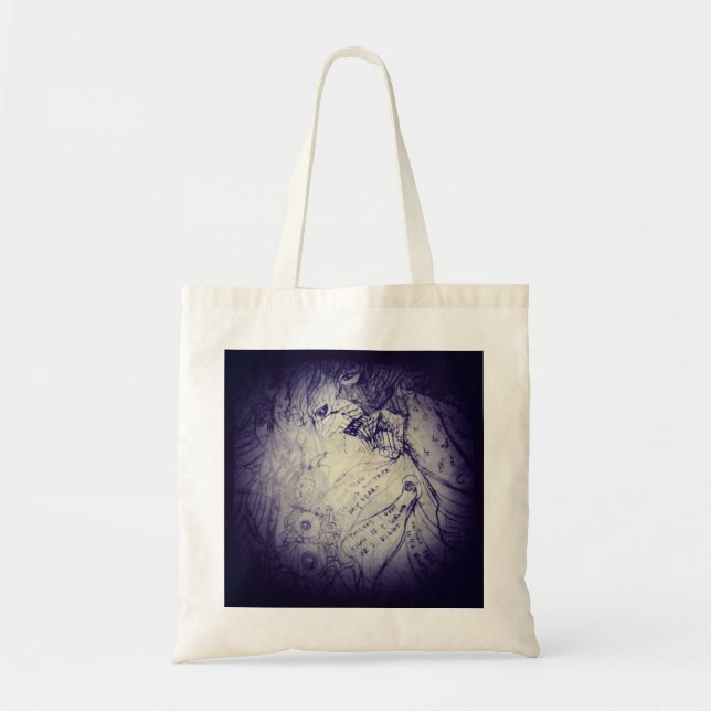 anime manga yaei dark curses following you home  tote bag (Front)
