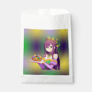 Anime Mardi Gras King cake Favour Bags