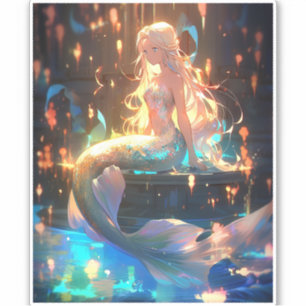Anime Mermaid Girl Fantasy Art