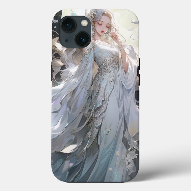 Anime Moon Princess Fantasy Art Case-Mate iPhone Case (Back)