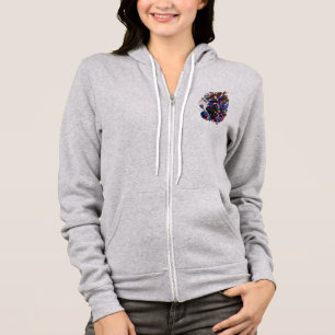 Anime Music Girl Y2K Streetwear Front & Back Hoodie