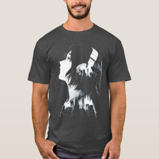 Anime Music Headphones Women boy T-Shirt