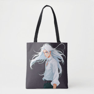 Anime Mystery Man Tote Bag