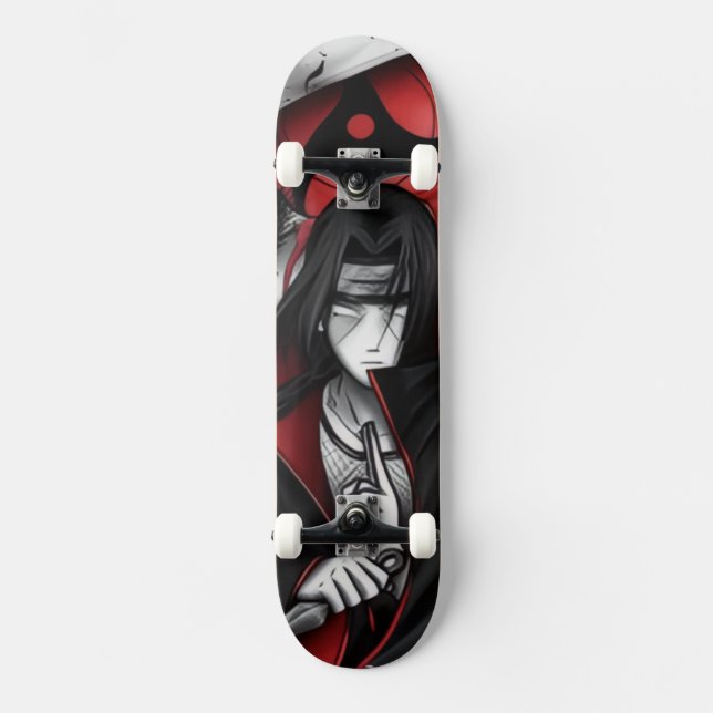 Anime Ninja Character Graphic Skateboard Deck (Front)