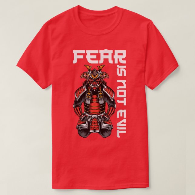 Anime Ninjas - Fear Is Not Evil - Samuran - Katan T-Shirt (Design Front)