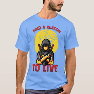 Anime Ninjas Find A Reason To Live Samurais Man T-Shirt