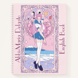 Anime Nouveau  English School Notebook