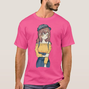 Anime Otaku GirlAutumnJapan Culture ArtAesthetic T-Shirt
