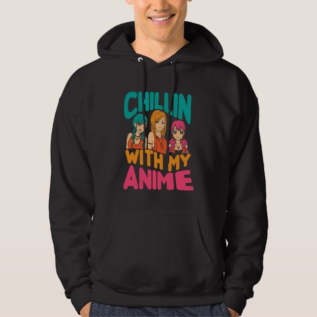 Anime Pajamas for Teen Girls - Anime Stuff   2 Hoodie (Front)