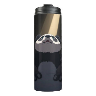 Anime panda thermal tumbler