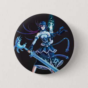 Anime Pirate Girl 6 Cm Round Badge