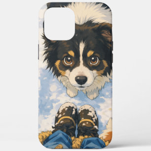 Anime Playful Dog Phone Case Galaxy & IPhone