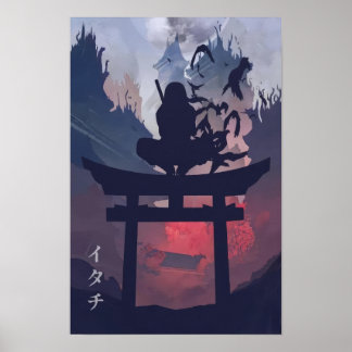 Anime Poster Print Minimalist Movie Poster