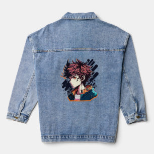 Anime Power: Young Manga Character Design Denim Jacket