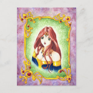 Anime Princess Postcard