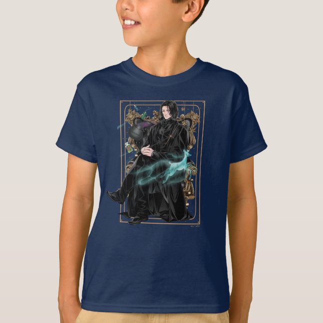 Anime Professor Severus Snape Seated T-Shirt (Front)