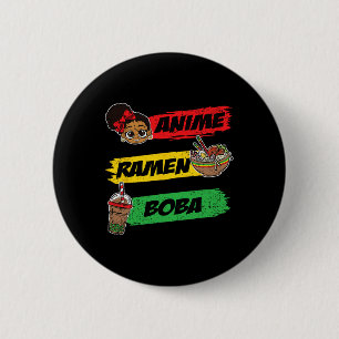 Anime Ramen Boby Black History Month Men Girl Wome 6 Cm Round Badge