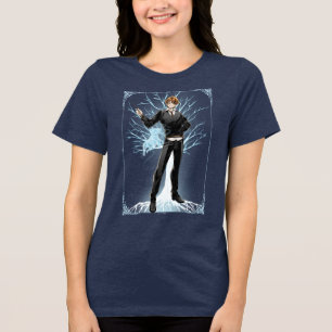 Anime Ron Weasley's Jack Russell Terrier Patronus Tri-Blend Shirt