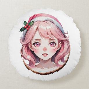 Anime round cushion