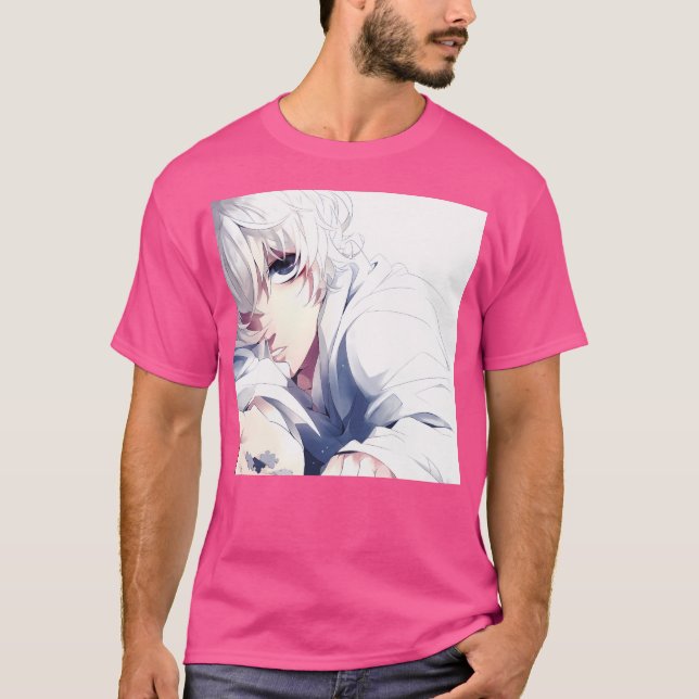 Anime Sad Boy T-Shirt (Front)
