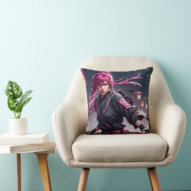 Anime Samurai Cushion (Chair)