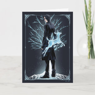 Anime Severus Snape's Doe Patronus Card