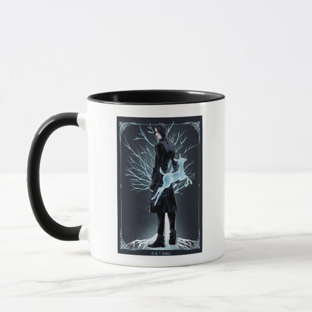 Anime Severus Snape's Doe Patronus Mug (Left)