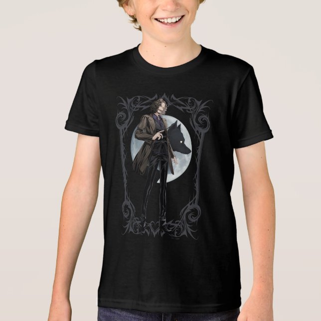 Anime Sirius Black Animagus Tri-Blend Shirt (Front)