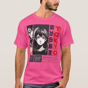 Anime Streetwear Design retro T-Shirt