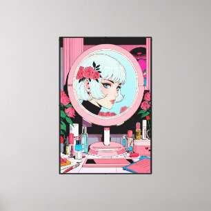 Anime Stretched Canvas Print
