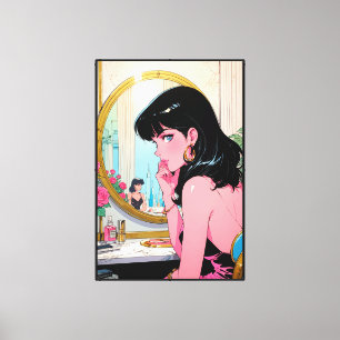 Anime Stretched Canvas Print