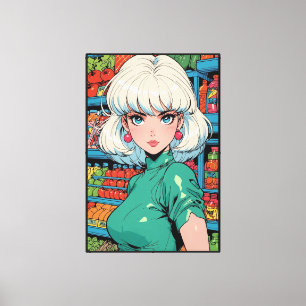 Anime Stretched Canvas Print