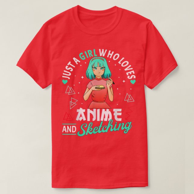 Anime Stuff  T-Shirt (Design Front)