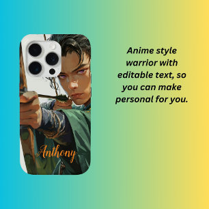 Anime style archer iPhone 15 pro case